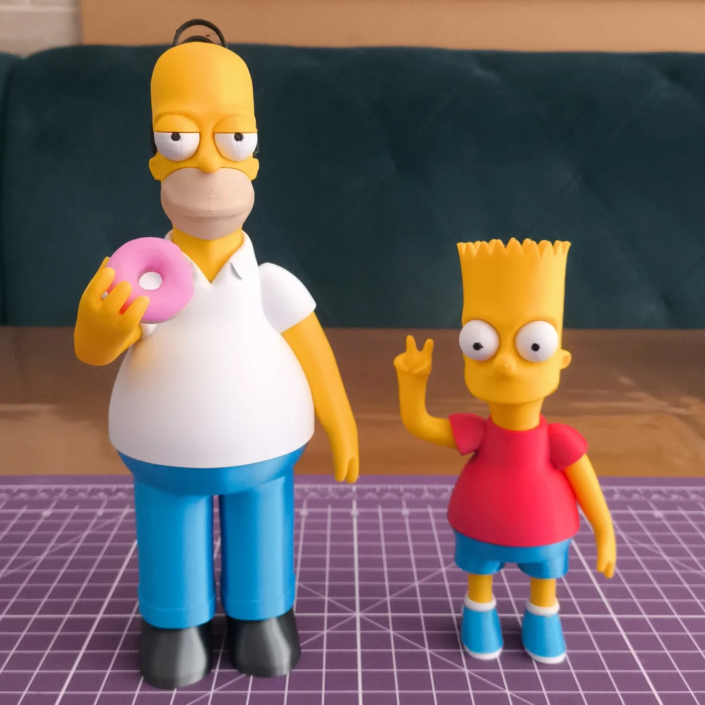 Homer e Bart Simpsons