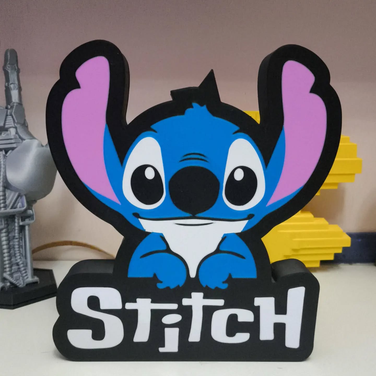 Luminária Stitch de 4 cores