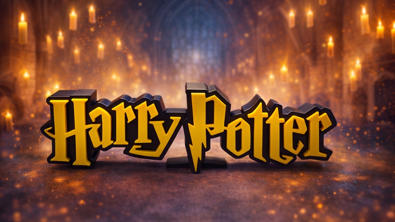 Placa de mesa Logo Harry Potter