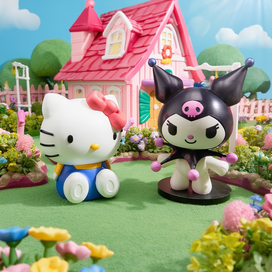 Hello Kitty e Kuromi