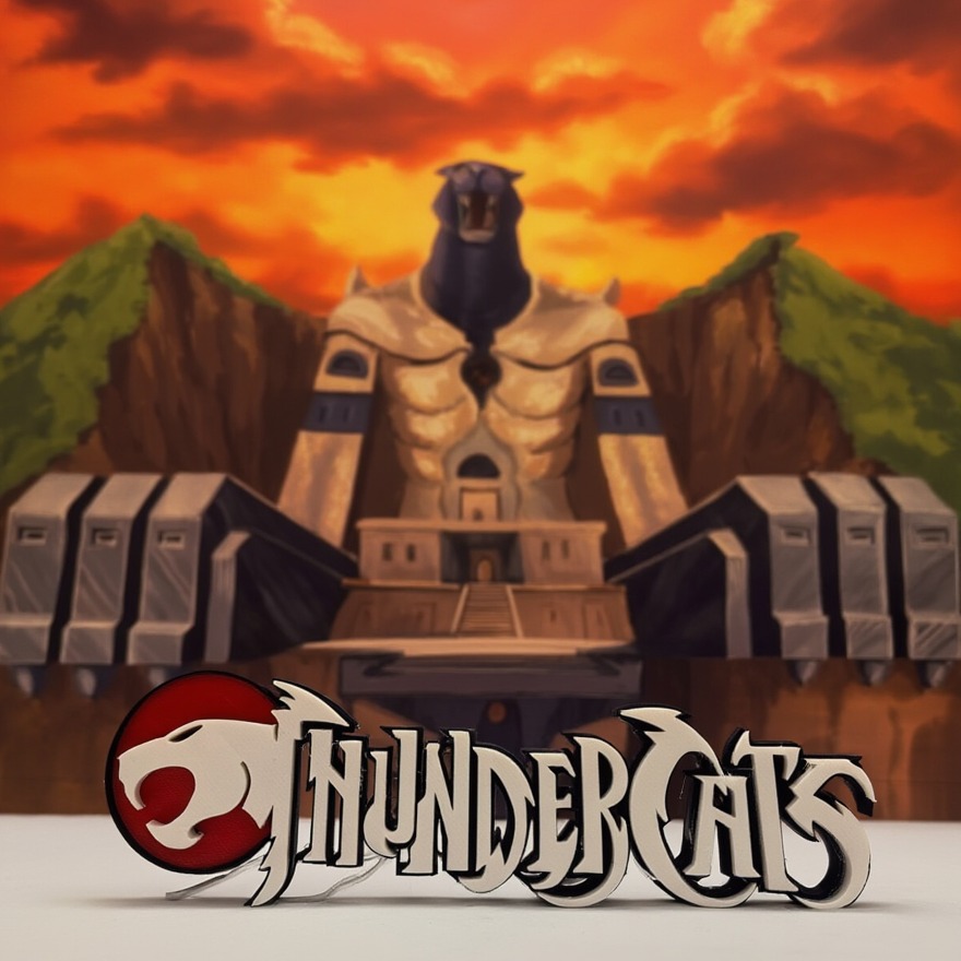 Placa do logo Thundercats
