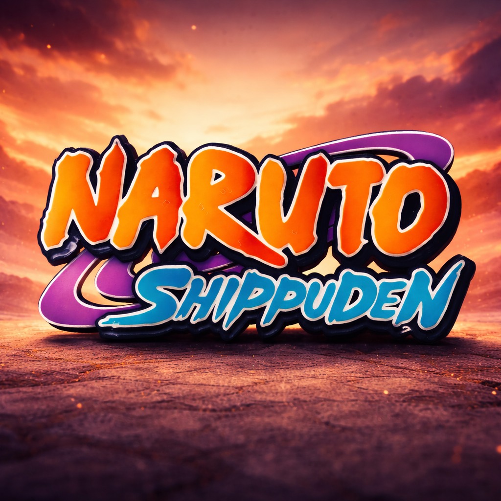 Placa de mesa logo Naruto