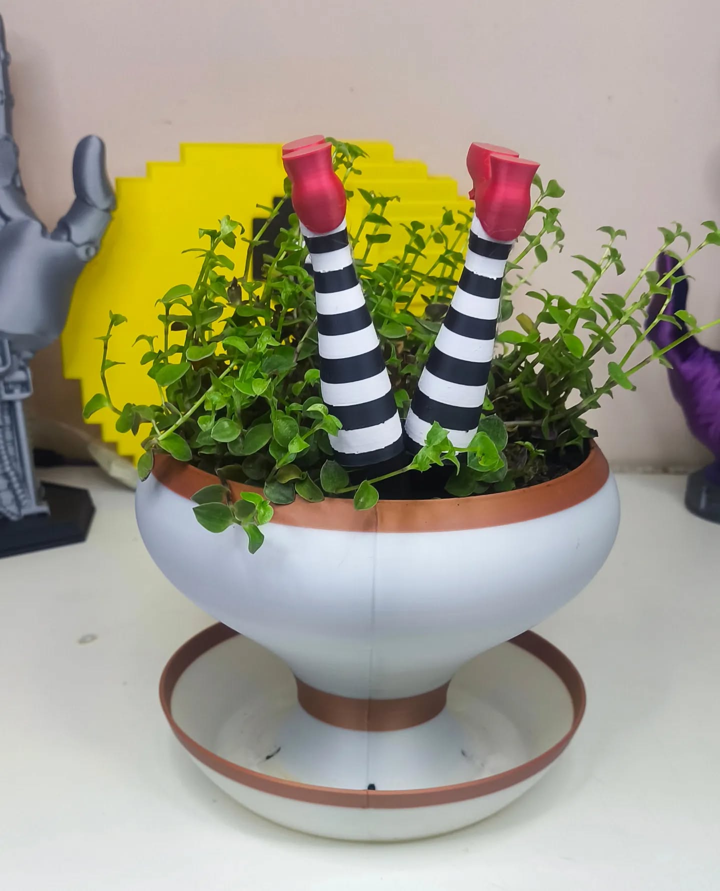 Decoração para vasos