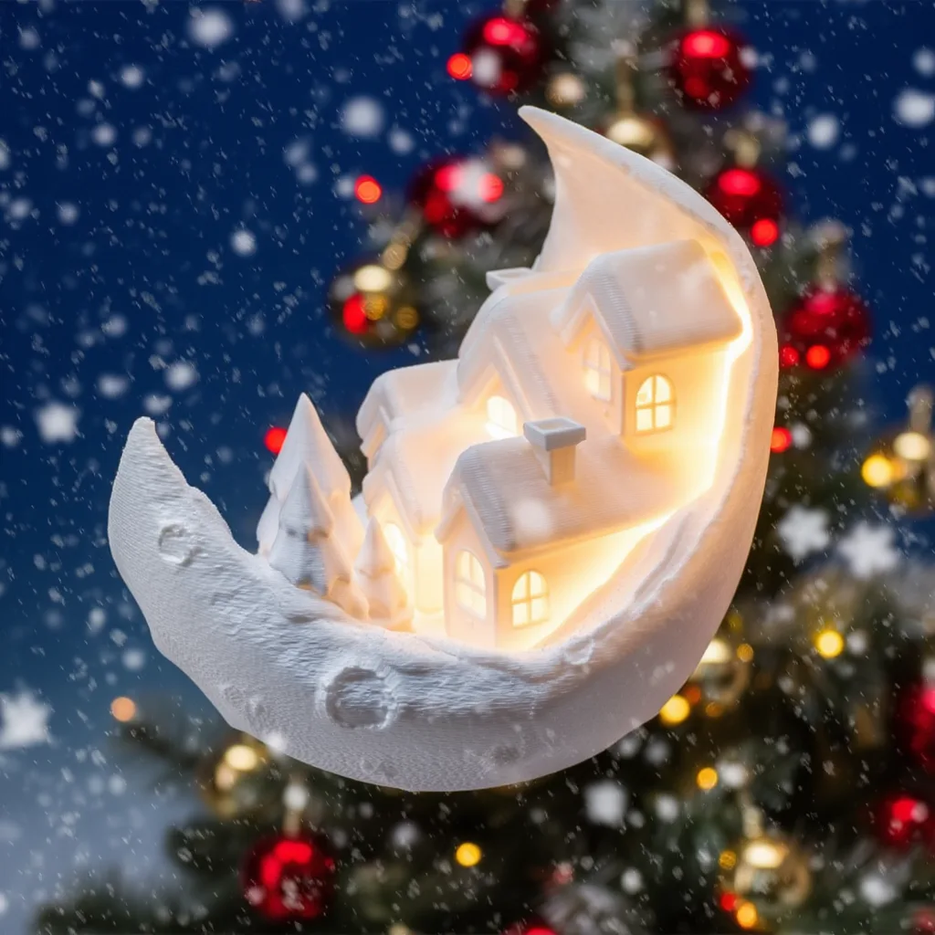 Enfeite de Natal, Meia Lua